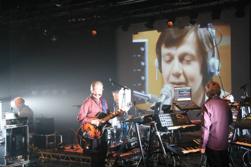 Paddy Kingsland, the young Paddy Kingsland and Mark Ayres