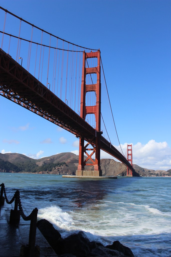 Golden Gate from Fort Point-lo